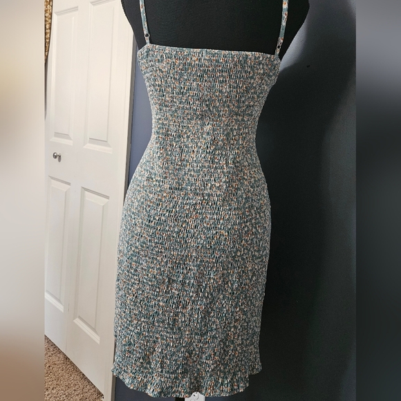 SHEIN Blue Floral Mini Dress - Picture 3 of 11